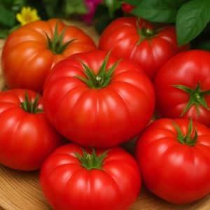 Μεγαλόκαρπες κόκκινες ντομάτες Bountiful F1