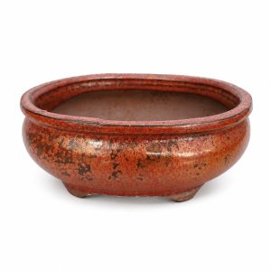 Μπρονζέ Οβάλ Γλάστρα για Μπονσάι 15x11,5x7 εκ.